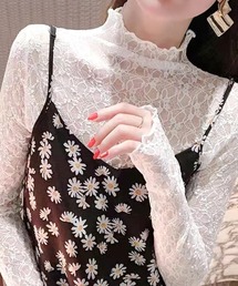 Futier land | ソフトFITレーストップス(Tシャツ/カットソー)