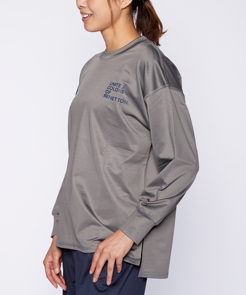 BENETTON (UNITED COLORS OF BENETTON)(ベネトンユナイテッドカラーズオブベネトン)の「【BENETTON:ベネトン】レディース長袖Tシャツ(Tシャツ/カットソー・レディース・ホワイト/ブラック/ネイビー/ブラウン/グレー・MEDIUM/LARGE/X-LARGE)」の22枚目の写真