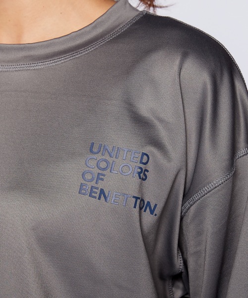 BENETTON (UNITED COLORS OF BENETTON)(ベネトンユナイテッドカラーズオブベネトン)の「【BENETTON:ベネトン】レディース長袖Tシャツ(Tシャツ/カットソー・レディース・ホワイト/ブラック/ネイビー/ブラウン/グレー・MEDIUM/LARGE/X-LARGE)」の20枚目の写真