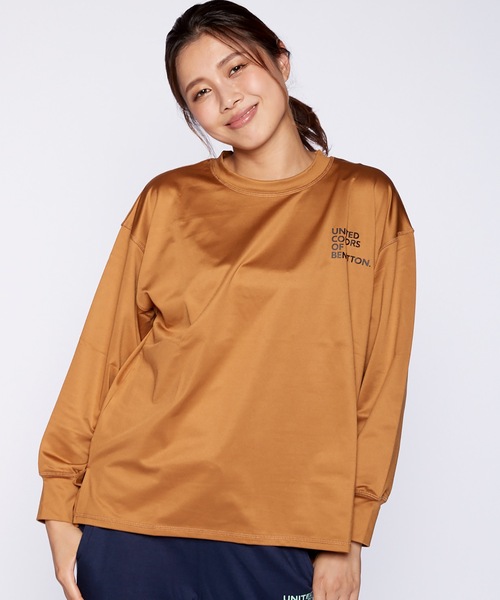 BENETTON (UNITED COLORS OF BENETTON)(ベネトンユナイテッドカラーズオブベネトン)の「【BENETTON:ベネトン】レディース長袖Tシャツ(Tシャツ/カットソー・レディース・ホワイト/ブラック/ネイビー/ブラウン/グレー・MEDIUM/LARGE/X-LARGE)」の19枚目の写真