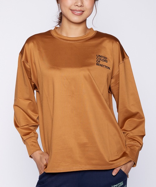 BENETTON (UNITED COLORS OF BENETTON)(ベネトンユナイテッドカラーズオブベネトン)の「【BENETTON:ベネトン】レディース長袖Tシャツ(Tシャツ/カットソー・レディース・ホワイト/ブラック/ネイビー/ブラウン/グレー・MEDIUM/LARGE/X-LARGE)」の17枚目の写真