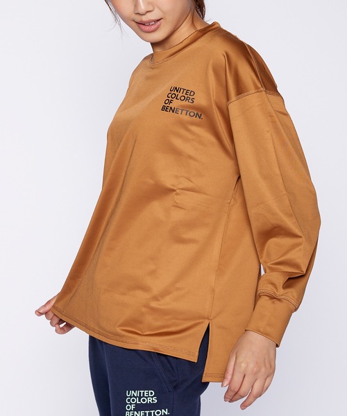 BENETTON (UNITED COLORS OF BENETTON)(ベネトンユナイテッドカラーズオブベネトン)の「【BENETTON:ベネトン】レディース長袖Tシャツ(Tシャツ/カットソー・レディース・ホワイト/ブラック/ネイビー/ブラウン/グレー・MEDIUM/LARGE/X-LARGE)」の16枚目の写真