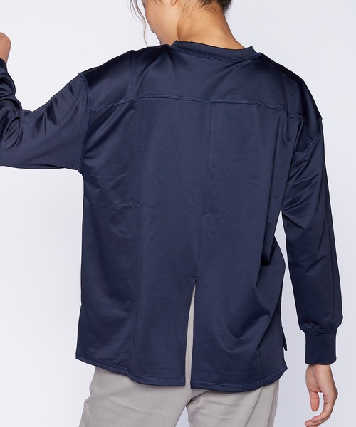 BENETTON (UNITED COLORS OF BENETTON)(ベネトンユナイテッドカラーズオブベネトン)の「【BENETTON:ベネトン】レディース長袖Tシャツ(Tシャツ/カットソー・レディース・ホワイト/ブラック/ネイビー/ブラウン/グレー・MEDIUM/LARGE/X-LARGE)」の9枚目の写真