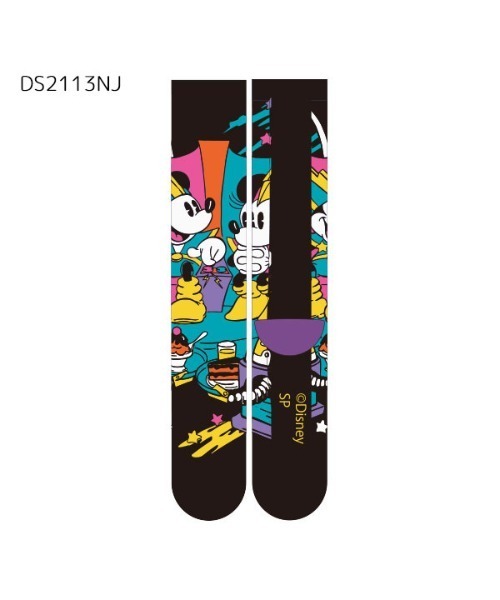 Disney(ディズニー)の「【 Disney NOSTALGICA 】 DSキャラクター ハイソックス 22(ソックス/靴下・レディース・グリーン/ピンク系その他/ブルー/パープル/ピンク/グリーン系その他/ブラック・23-25cm)」の9枚目の写真