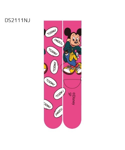 Disney(ディズニー)の「【 Disney NOSTALGICA 】 DSキャラクター ハイソックス 22(ソックス/靴下・レディース・グリーン/ピンク系その他/ブルー/パープル/ピンク/グリーン系その他/ブラック・23-25cm)」の19枚目の写真