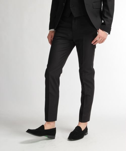 HARE(ハレ)の「セットアップトラウザー(HARE)(スラックス・メンズ・グレー/ブルー/ネイビー/ブラック・LARGE/SMALL/MEDIUM)」の2枚目の写真