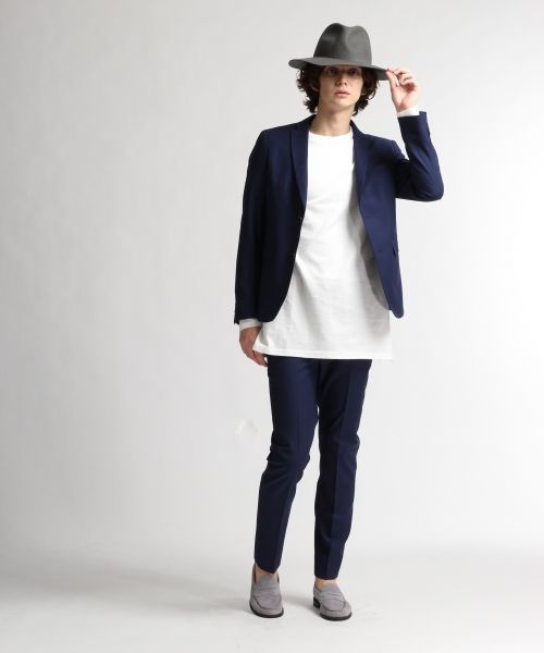 HARE(ハレ)の「セットアップトラウザー(HARE)(スラックス・メンズ・グレー/ブルー/ネイビー/ブラック・LARGE/SMALL/MEDIUM)」の11枚目の写真