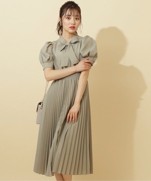 シャーリングプリーツワンピース ワンピース ドレス ワンピース ワンピース Body Dressing プロポーション ボディドレッシング のファッション