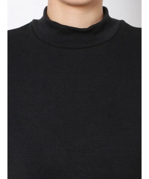 EMODA（エモダ）の「ハイネックフィットリブワンピース（ワンピース・レディース・アイボリー/グレー/ブラック/ブルー・FREE）」の21枚目の写真