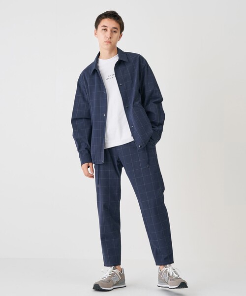 J.PRESS YORK STREET（ジェイプレスヨークストリート）の「【UNISEX】天竺ロゴ Tシャツ（Tシャツ/カットソー・メンズ・ホワイト系/ベージュ系/ネイビー系/サックスブルー系・SMALL/MEDIUM/LARGE）」の7枚目の写真