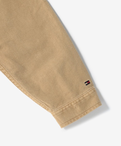 TOMMY HILFIGER(トミーヒルフィガー)の「ロゴラベルオーバーシャツ(カバーオール・キッズ・ベージュ・120cm/90cm/80cm/100cm/110cm)」の7枚目の写真