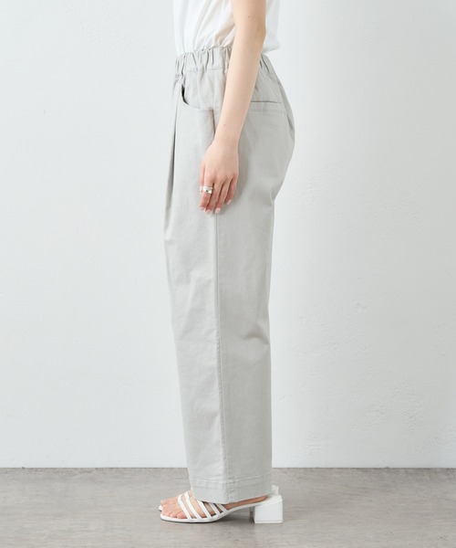 PUAL CE CIN(ピュアルセシン)の「JAPAN MADEチノストレッチストレートパンツ(その他パンツ・レディース・ライトグレー/ブラック/ベージュ/オフホワイト/ブルー・FREE)」の15枚目の写真
