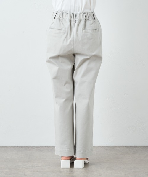 PUAL CE CIN(ピュアルセシン)の「JAPAN MADEチノストレッチストレートパンツ(その他パンツ・レディース・ライトグレー/ブラック/ベージュ/オフホワイト/ブルー・FREE)」の22枚目の写真