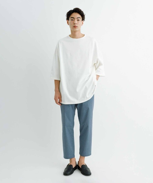 ADAM ET ROPE'（アダムエロペ）の「《WEB限定》【ANYANY】前後表裏一体 オーバーサイズT（Tシャツ/カットソー・メンズ・ブラック/ホワイト/ブルー・M/L/XL）」の4枚目の写真
