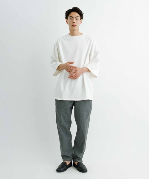 ADAM ET ROPE'（アダムエロペ）の「《WEB限定》【ANYANY】前後表裏一体 オーバーサイズT（Tシャツ/カットソー・メンズ・ブラック/ホワイト/ブルー・M/L/XL）」の5枚目の写真