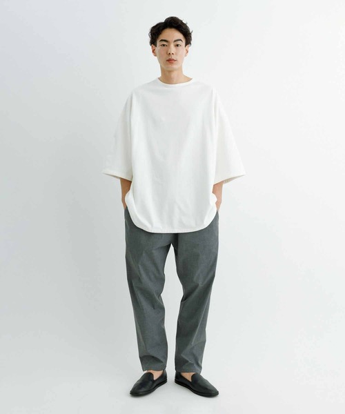 ADAM ET ROPE'（アダムエロペ）の「《WEB限定》【ANYANY】前後表裏一体 オーバーサイズT（Tシャツ/カットソー・メンズ・ブラック/ホワイト/ブルー・M/L/XL）」の6枚目の写真