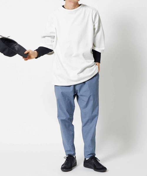 ADAM ET ROPE'（アダムエロペ）の「《WEB限定》【ANYANY】前後表裏一体 オーバーサイズT（Tシャツ/カットソー・メンズ・ブラック/ホワイト/ブルー・M/L/XL）」の10枚目の写真