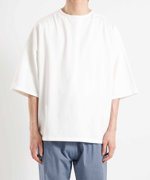 ADAM ET ROPE'（アダムエロペ）の「《WEB限定》【ANYANY】前後表裏一体 オーバーサイズT（Tシャツ/カットソー・メンズ・ブラック/ホワイト/ブルー・M/L/XL）」の11枚目の写真