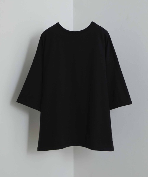 ADAM ET ROPE'（アダムエロペ）の「《WEB限定》【ANYANY】前後表裏一体 オーバーサイズT（Tシャツ/カットソー・メンズ・ブラック/ホワイト/ブルー・M/L/XL）」の16枚目の写真