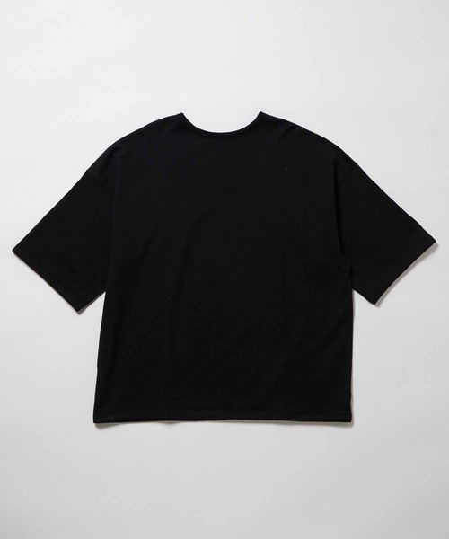 ADAM ET ROPE'（アダムエロペ）の「《WEB限定》【ANYANY】前後表裏一体 オーバーサイズT（Tシャツ/カットソー・メンズ・ブラック/ホワイト/ブルー・M/L/XL）」の17枚目の写真