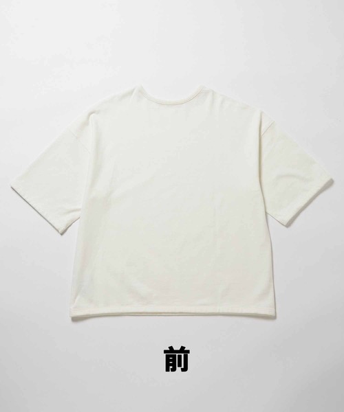 ADAM ET ROPE'（アダムエロペ）の「《WEB限定》【ANYANY】前後表裏一体 オーバーサイズT（Tシャツ/カットソー・メンズ・ブラック/ホワイト/ブルー・M/L/XL）」の18枚目の写真