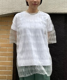NAKAGAMI | NAKAGAMI(ナカガミ) KNIT T-SHIRT/ニットTシャツ/N0722S0015(Tシャツ/カットソー)