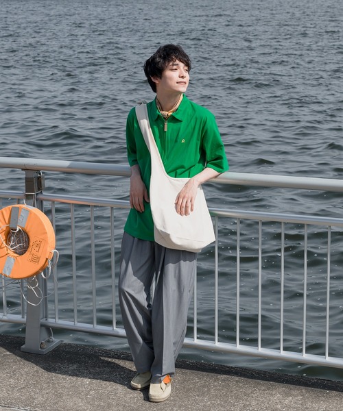 ハーフジップTシャツ（Tシャツ/カットソー）｜MUHET（ミュエータ