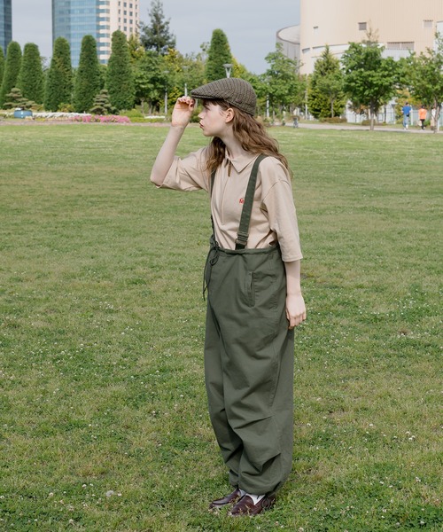 MUHET（ミュエータ）の「ハーフジップTシャツ（Tシャツ/カットソー・レディース・ベージュ/イエロー/グリーン・MEDIUM/X-LARGE）」の4枚目の写真