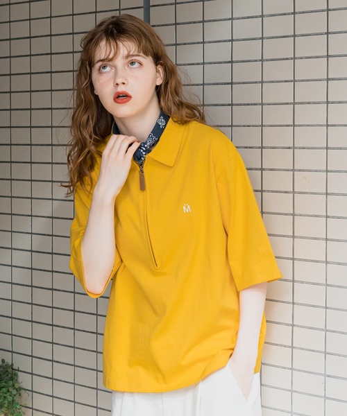 MUNSING WEAR レディース ハーフジップ シャツ イエロー　３Ｌ　新品 楽天市場】マンシングウェア（カラーイエロー）（レディースウェア