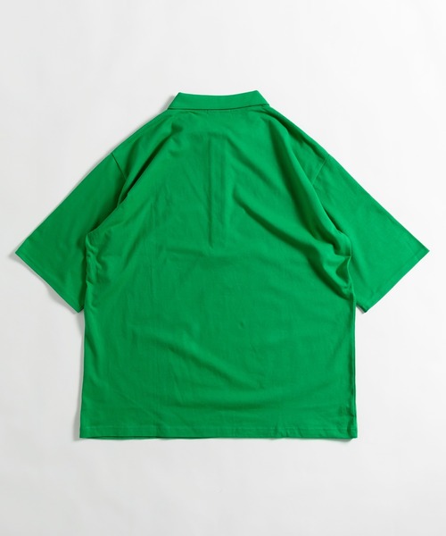 近年モデル MUTA ハーフ ジップ 総柄 Tシャツ 15521da8b4fdca0890be344d6ebe02
