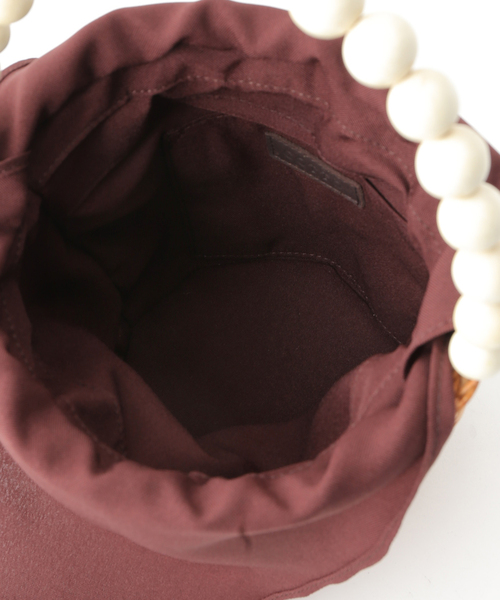 La TOTALITE（ラトータリテ）の「【COTTO/コトゥー】ボールハンドル ラタンBAG（かごバッグ・レディース・ベージュ・FREE）」の6枚目の写真