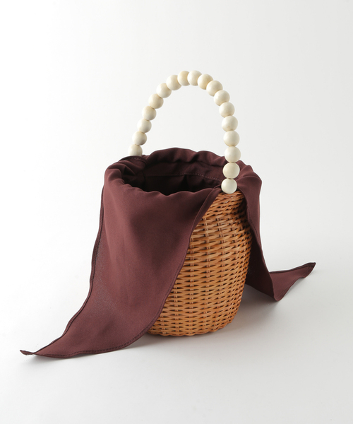 La TOTALITE（ラトータリテ）の「【COTTO/コトゥー】ボールハンドル ラタンBAG（かごバッグ・レディース・ベージュ・FREE）」の8枚目の写真