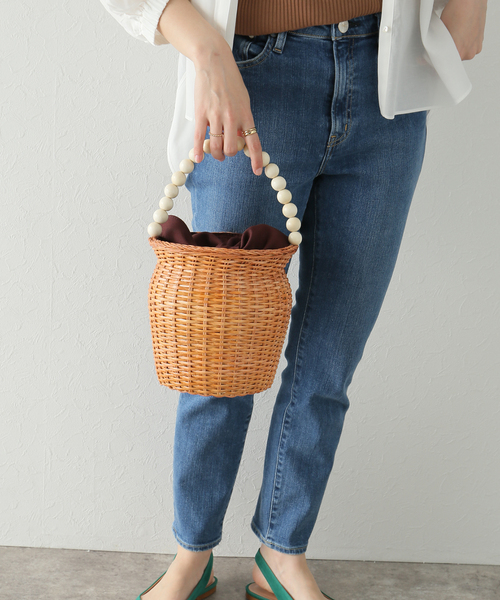 La TOTALITE（ラトータリテ）の「【COTTO/コトゥー】ボールハンドル ラタンBAG（かごバッグ・レディース・ベージュ・FREE）」の13枚目の写真