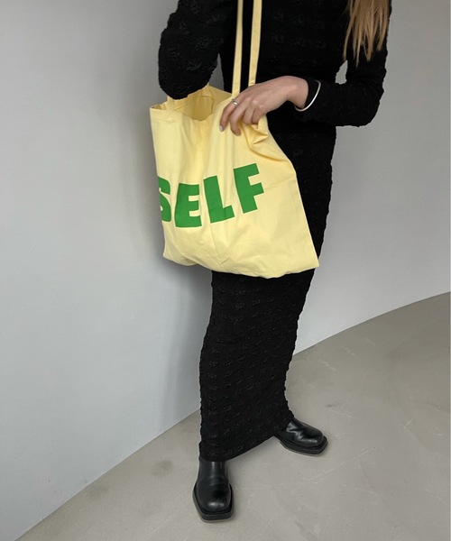 SANSeLF（サンセルフ）の「Se ロゴバッグ【SANSeLF】sana22s004（トートバッグ・レディース・ライトイエロー・FREE）」の7枚目の写真