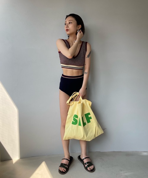 SANSeLF（サンセルフ）の「Se ロゴバッグ【SANSeLF】sana22s004（トートバッグ・レディース・ライトイエロー・FREE）」の8枚目の写真