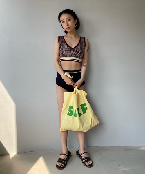 SANSeLF（サンセルフ）の「Se ロゴバッグ【SANSeLF】sana22s004（トートバッグ・レディース・ライトイエロー・FREE）」の12枚目の写真