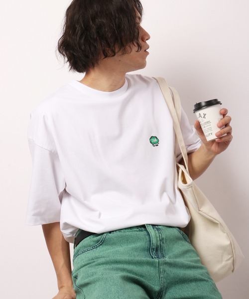 FUNALIVE(ファンアライブ)の「BEAUMERE ヘビーウエイト ビックシルエットTシャツ(Tシャツ/カットソー・メンズ・ホワイト系その他/その他/ホワイト系その他2/ブラック/コーラルピンク/ダークブルー/スミクロ/ピンク/ブルー/ホワイト・M/L/LL)」の3枚目の写真