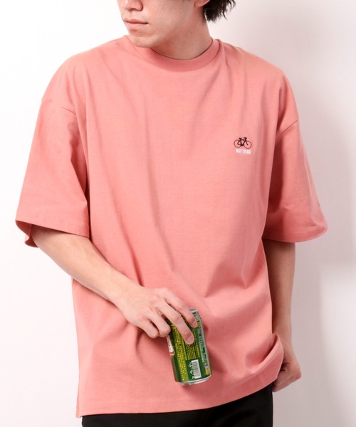 FUNALIVE(ファンアライブ)の「BEAUMERE ヘビーウエイト ビックシルエットTシャツ(Tシャツ/カットソー・メンズ・ホワイト系その他/その他/ホワイト系その他2/ブラック/コーラルピンク/ダークブルー/スミクロ/ピンク/ブルー/ホワイト・M/L/LL)」の8枚目の写真