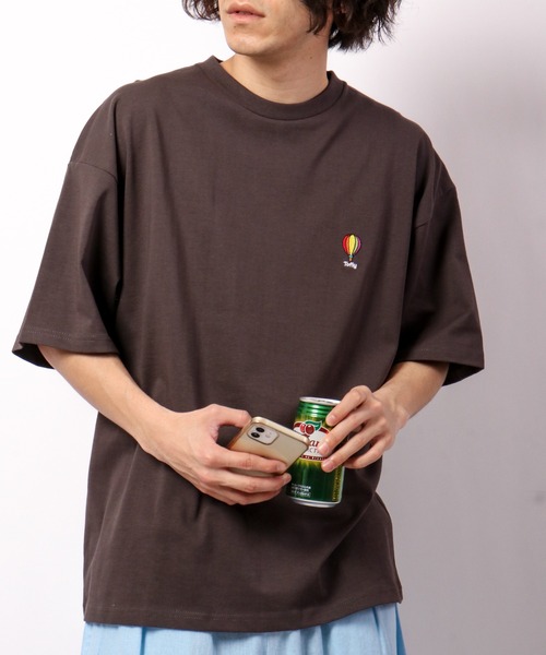 FUNALIVE(ファンアライブ)の「BEAUMERE ヘビーウエイト ビックシルエットTシャツ(Tシャツ/カットソー・メンズ・ホワイト系その他/その他/ホワイト系その他2/ブラック/コーラルピンク/ダークブルー/スミクロ/ピンク/ブルー/ホワイト・M/L/LL)」の5枚目の写真