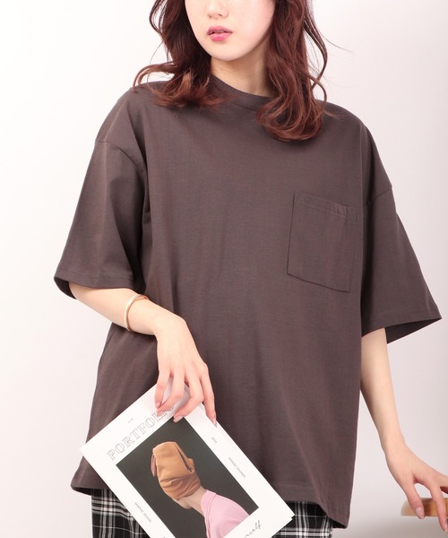 FUNALIVE(ファンアライブ)の「BEAUMERE ヘビーウエイト ビックシルエットTシャツ(Tシャツ/カットソー・メンズ・ホワイト系その他/その他/ホワイト系その他2/ブラック/コーラルピンク/ダークブルー/スミクロ/ピンク/ブルー/ホワイト・M/L/LL)」の12枚目の写真