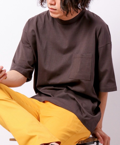 FUNALIVE(ファンアライブ)の「BEAUMERE ヘビーウエイト ビックシルエットTシャツ(Tシャツ/カットソー・メンズ・ホワイト系その他/その他/ホワイト系その他2/ブラック/コーラルピンク/ダークブルー/スミクロ/ピンク/ブルー/ホワイト・M/L/LL)」の14枚目の写真