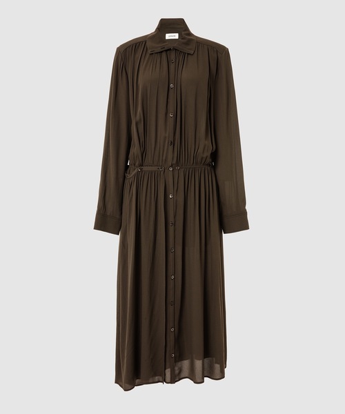 LEMAIRE(ルメール)の「APRON DRESS(ワンピース・レディース・ブラウン系その他・34/36)」の1枚目の写真