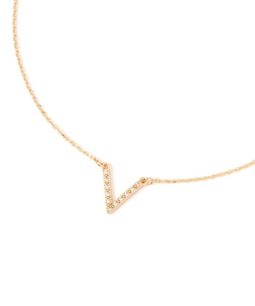 LAKOLE（ラコレ）の「Vカットデザインネックレス / 268602（ネックレス・レディース・その他1/その他2・FREE）」の2枚目の写真