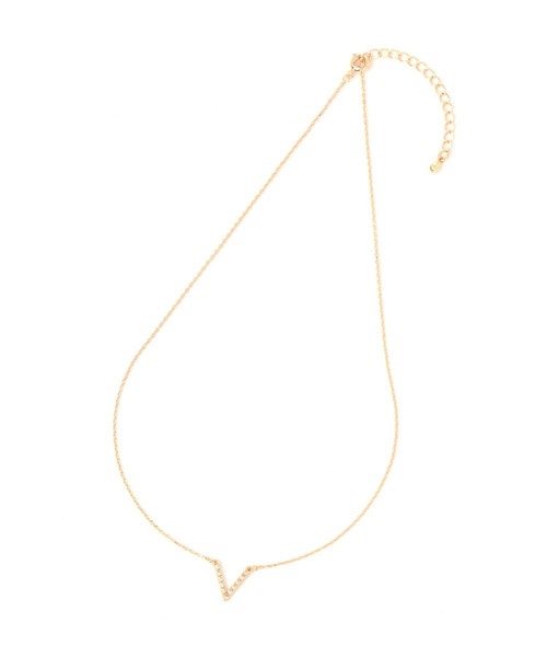 LAKOLE（ラコレ）の「Vカットデザインネックレス / 268602（ネックレス・レディース・その他1/その他2・FREE）」の3枚目の写真