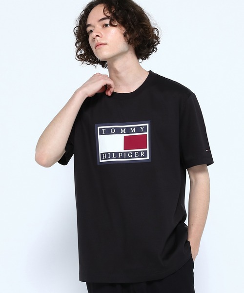 ヒルフィガーフラッグTシャツ TOMMY HILFIGER（トミーヒルフィガー）の「インターロック