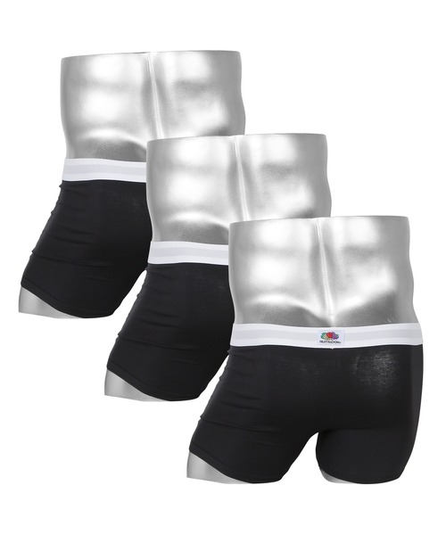 FRUIT OF THE LOOM（フルーツオブザルーム）の「【3枚セット】 FRUIT OF THE LOOM フルーツオブザルーム 無地 3P メンズ ボクサーパンツ アンダーウェア 男性下着 パンツ（ボクサーパンツ・メンズ・ネイビー/ブラック/イエロー/カーキ/レッド/グレー・MEDIUM/X-LARGE/LARGE）」の7枚目の写真