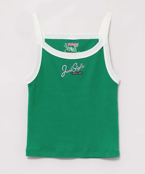 RNA(アールエヌエー)の「M1849 2WAYクレリックキャミ(キャミソール・レディース・ホワイト/ブラック/グリーン・MEDIUM)」の3枚目の写真