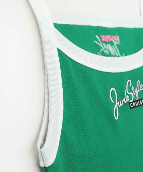 RNA(アールエヌエー)の「M1849 2WAYクレリックキャミ(キャミソール・レディース・ホワイト/ブラック/グリーン・MEDIUM)」の9枚目の写真