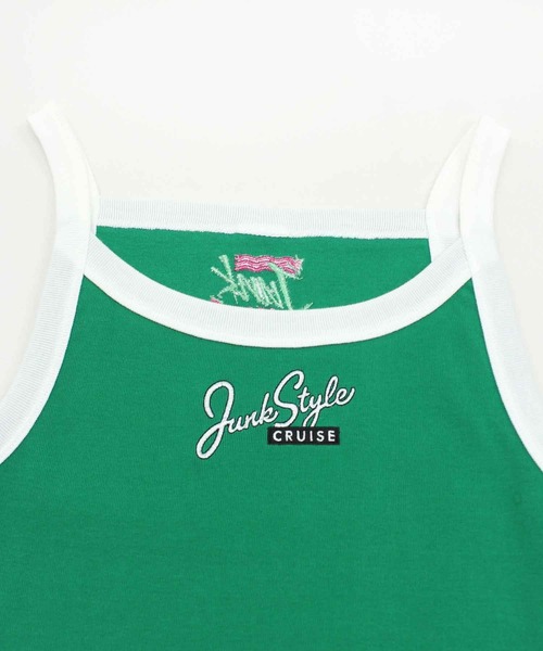 RNA(アールエヌエー)の「M1849 2WAYクレリックキャミ(キャミソール・レディース・ホワイト/ブラック/グリーン・MEDIUM)」の6枚目の写真