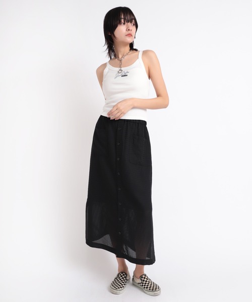 RNA(アールエヌエー)の「M1849 2WAYクレリックキャミ(キャミソール・レディース・ホワイト/ブラック/グリーン・MEDIUM)」の17枚目の写真